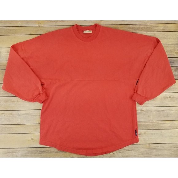 Spirit Jersey Hawaii North Shore Long Sleeve T-Shirt Size S Coral Casual B48 - Picture 2 of 8